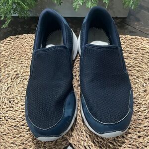 Skechers Men's Dark Blue Slip-On‎ Loafers relaxed, fit air cooled memory foam
